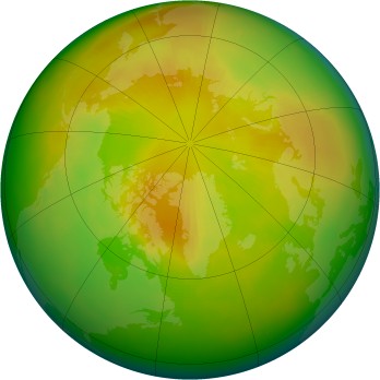 Arctic ozone map for 1999-05
